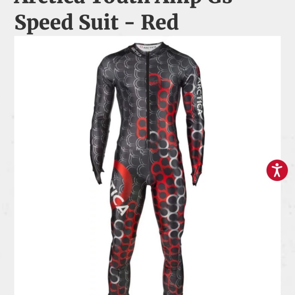 Unisex Youth Medium Arctic’s Ski Speed Suit